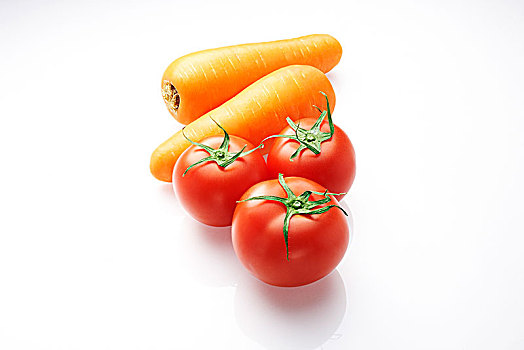 西红柿,胡萝卜