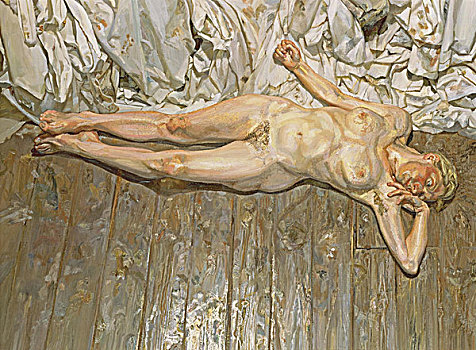 油画鲁西安·弗洛伊德lucianfreud人物肖像