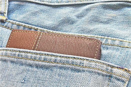 褐色,皮夹,牛仔裤,裤子,背影