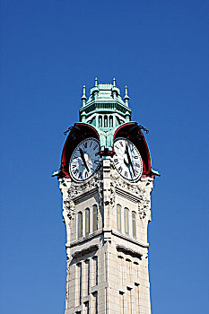 钟表,火车站,鲁昂,诺曼底,法国