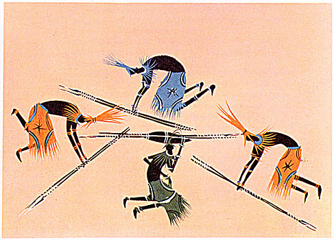 跳舞,矛,艺术,刚果,20世纪