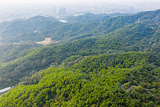 航拍广州白云山风景名胜区