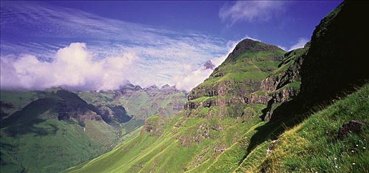 山脉,大教堂,顶峰,德拉肯斯堡,纳塔耳,南非