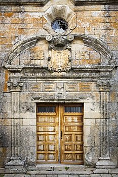 入口,建筑,柏布拉,萨莫拉,西班牙