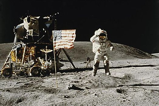 年轻,阿波罗16号,降落,场所,第一,活动,四月