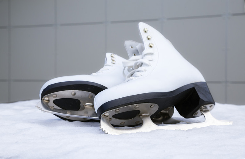 标 题:冰鞋,雪,特写,新,白色,女人 英 文:figur