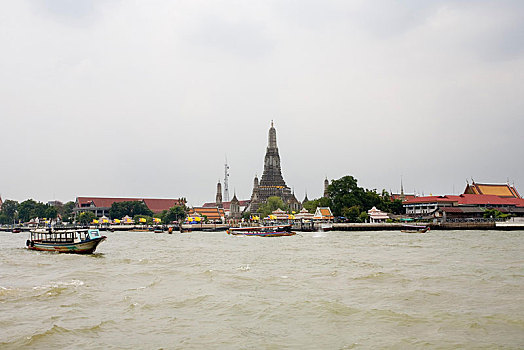 郑王庙,湄南河,曼谷,泰国,亚洲
