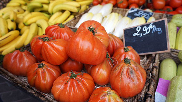 西红柿,传统市场