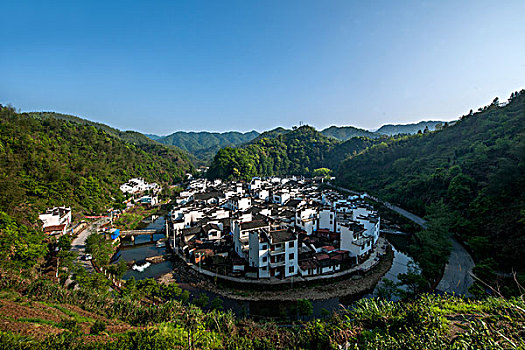 江西中国最圆的村庄,婺源菊径
