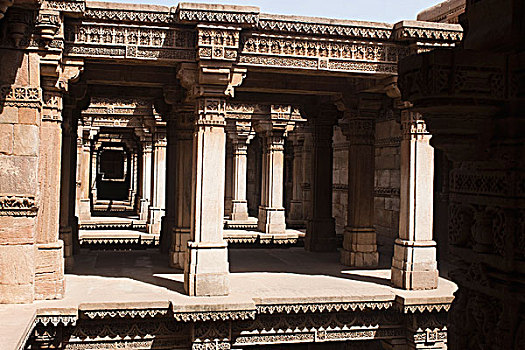 建筑细节,建筑,阿默达巴德,古吉拉特,印度