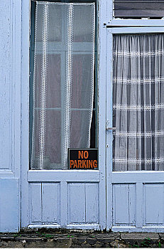 禁止停车,签到,窗户,雷岛,法国