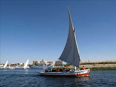 帆船,纳赛尔湖,埃及