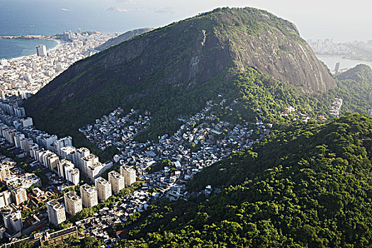 巴西,棚屋,城镇,里约热内卢