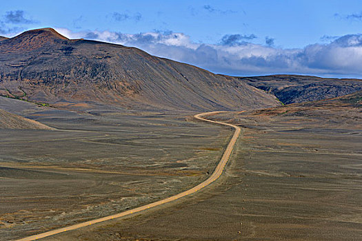 道路,高原,冰岛,欧洲