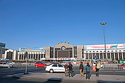 哈尔滨,火车站,黑龙江,中国