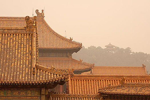 北京故宫的建筑群