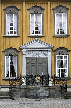 建筑,宫殿,特隆赫姆,挪威