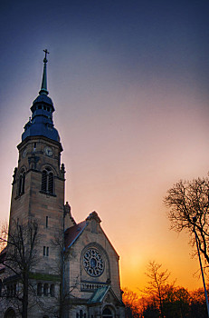 教堂,阿尔滕堡,德国