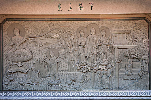 广东潮州古城开元寺大型佛教神话传说石刻