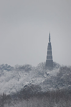 保俶塔雪景