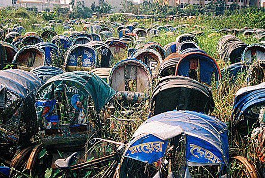 场所,达卡,城市,警察,人力车,交通,法律,拉拽,孟加拉,六月,2008年