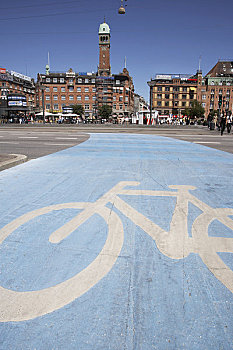 自行车道,哥本哈根,北方,丹麦