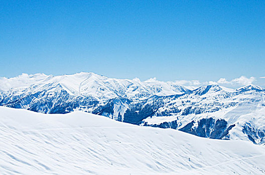 高山,雪