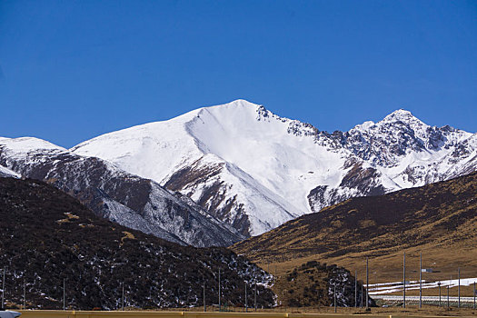 西藏,雪山
