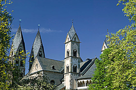 大教堂,科布伦茨,莱茵兰普法尔茨州,德国,欧洲