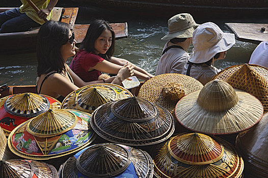 水上市场,曼谷,泰国