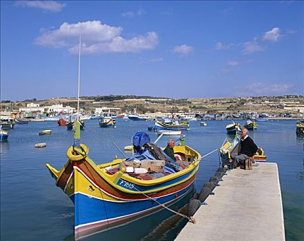 渔船,马尔萨什洛克,马耳他