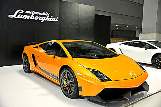 2012年度重庆国际汽车展上展示的兰博基尼汽车