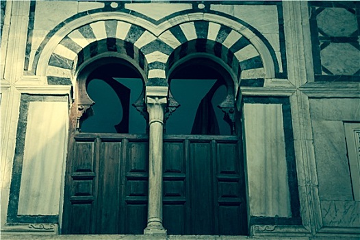 窗户,传统风格,突尼斯