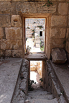叙利亚拉塔基亚萨拉丁城堡-双层门