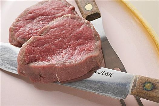 牛肉片,刀,美国