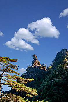 江西上饶三清山,女神峰