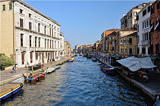 风景,运河,威尼斯