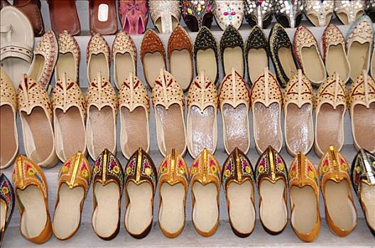 鞋,普什卡,骆驼,拉贾斯坦邦,北印度,亚洲