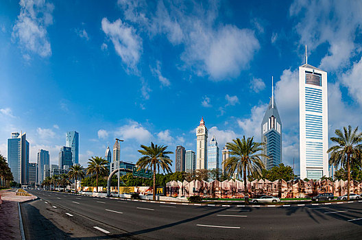 迪拜国际金融中心周边建筑