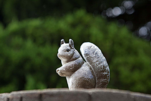 日本,松鼠,雕塑