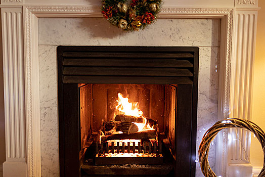 壁炉,圣诞时节