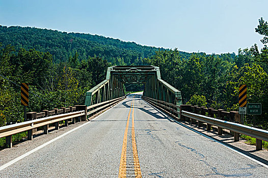 道路,国家森林,阿肯色州,美国