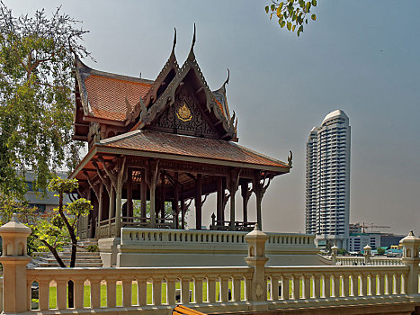 传统,现代,曼谷
