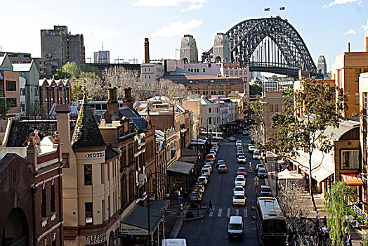 古建筑,悉尼港大桥,石头,悉尼,澳大利亚