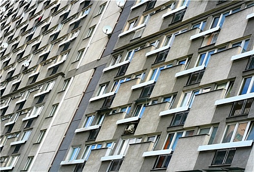 公寓楼,50多岁,中心,华沙