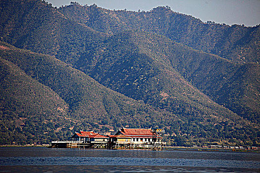 缅甸,茵莱湖,度假酒店