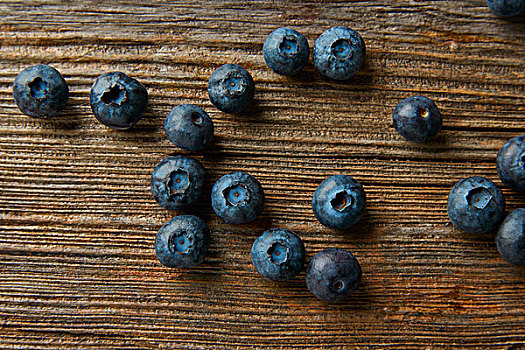 蓝莓,水果,木板,桌子,背景