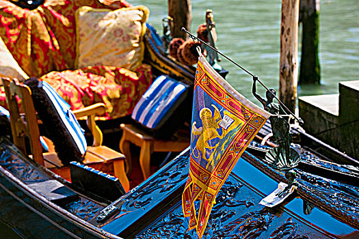 特写,小船,威尼斯,意大利