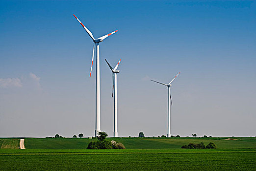 风,涡轮,大陆,风能,再生能源