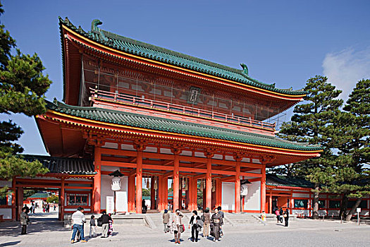 大门,京都,日本